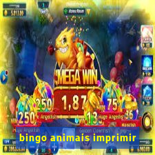 bingo animais imprimir